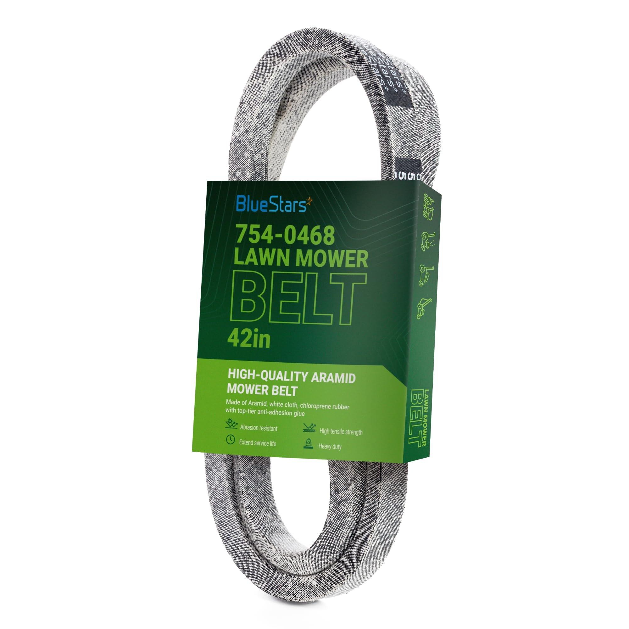 754-04043 Mower Drive Belt Replacement - Fits MTD 954-0468 Troy Bilt Bronco Cub Cadet Yard Machines Huskee 112-0305 Toro LX425 LX500 LX460 LX420 LX426 LX423 | 5/8" x 42" image 0