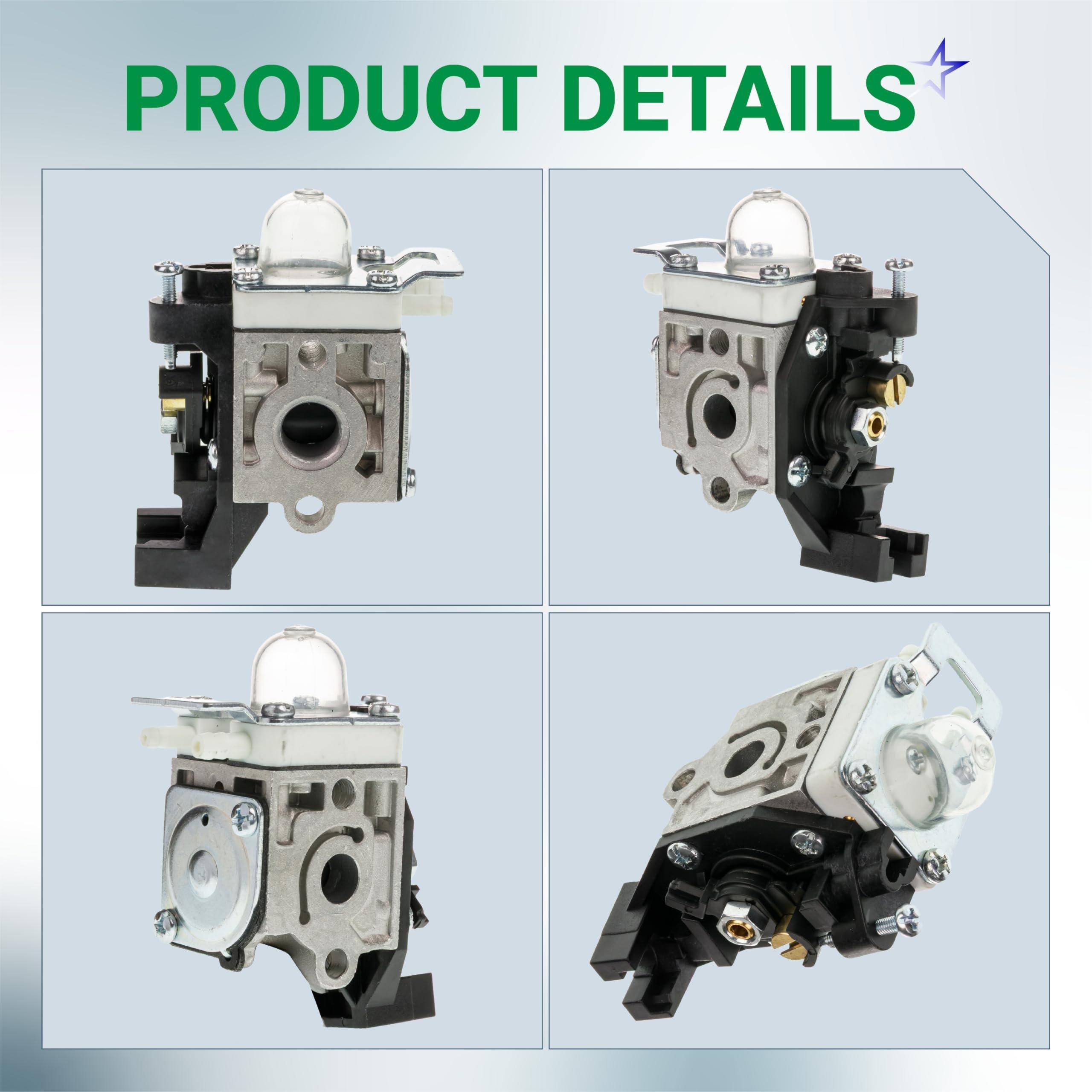 SRM 225 Carburetor - for Echo SRM-225 PAS 225 GT225 PAS-225 GT-225 SRM225 PE225 PAS225 SHC225 PPF225 GT225L SHC225S Trimmer Weedeater A021001692 RB-K93 SRM 225 Air Filter Case Cleaner Cover image 5