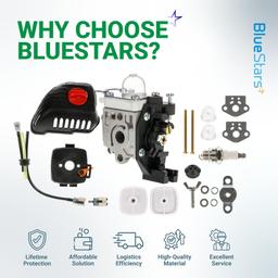 SRM 225 Carburetor - for Echo SRM-225 PAS 225 GT225 PAS-225 GT-225 SRM225 PE225 PAS225 SHC225 PPF225 GT225L SHC225S Trimmer Weedeater A021001692 RB-K93 SRM 225 Air Filter Case Cleaner Cover thumbnail 9