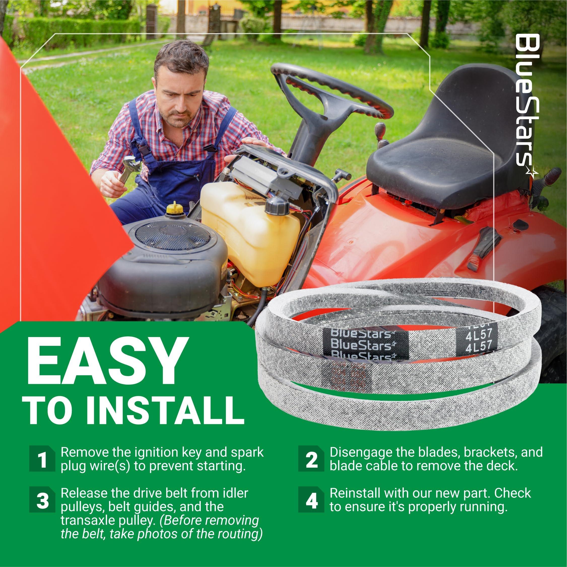 7200718 Mower Drive Belt - V-Belt Fits Ariens ZTX 42, ZTX 52, IKON-XD 52, IKON-XD 60 CARB Zero Turn Mower | 1/2" x 57" image 9