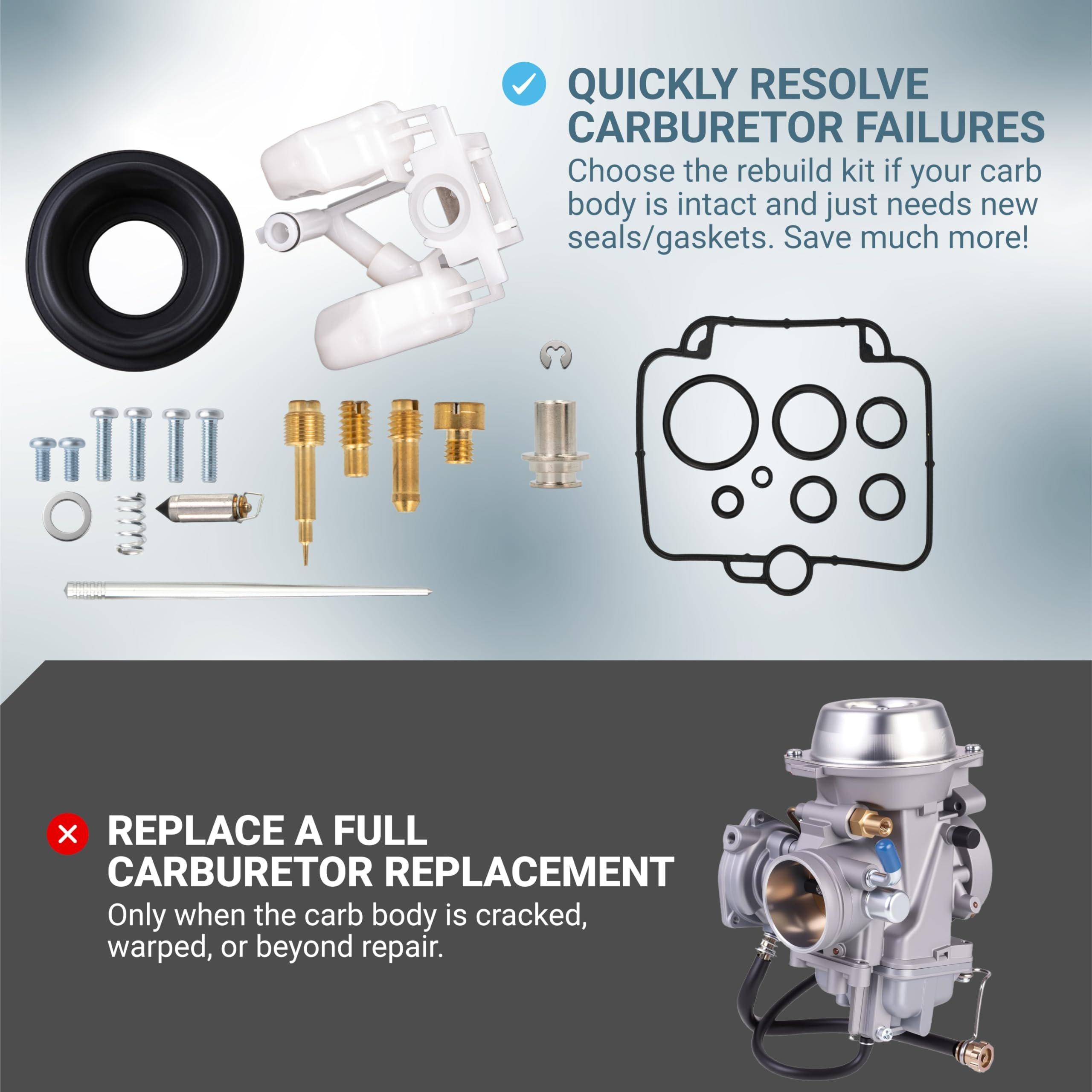 Carburetor Carb Rebuild Repair Kit for Polaris Sportsman 500 4x4 HO 2001-2005 2010-2012 image 8
