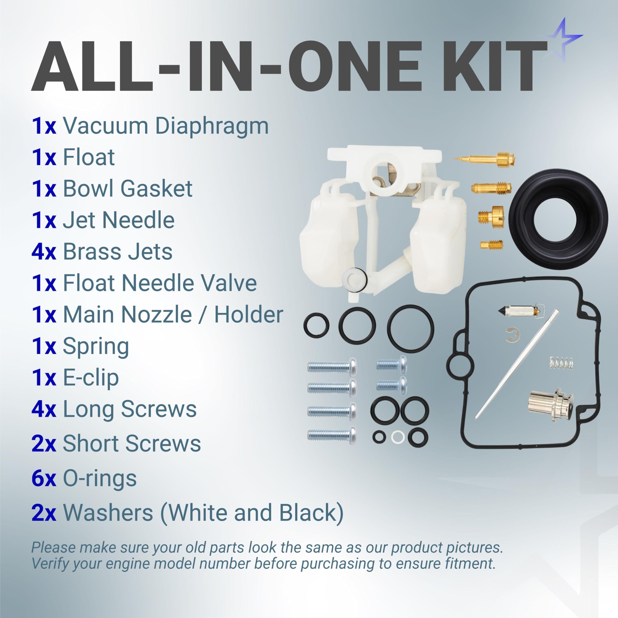Carburetor Carb Rebuild Repair Kit for Polaris Sportsman 500 4x4 HO 2001-2005 2010-2012 image 1