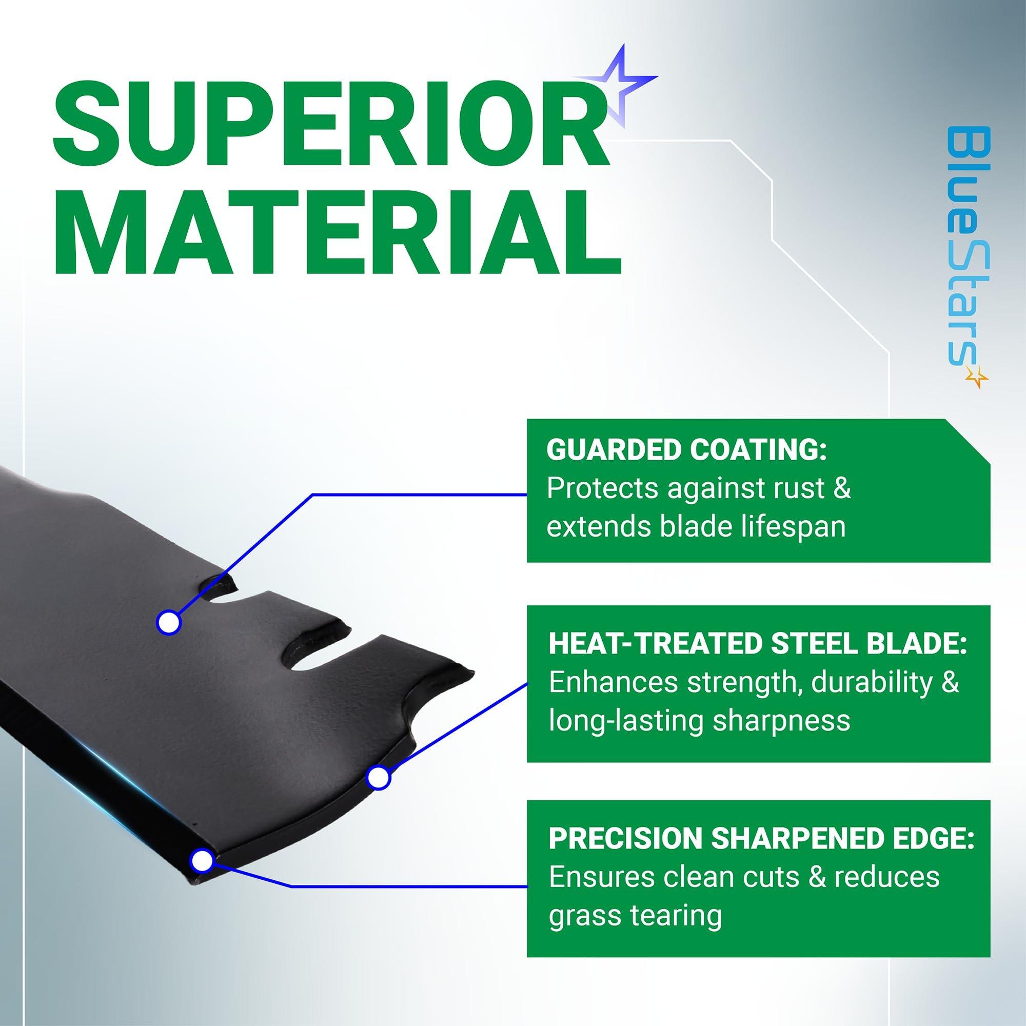 116-6358-03 Mower Blades - Compatible with Toro Timemaster 30" 20120P 20199 21199 20200 20122P Exmark ECKA30 - Replace 120-9500 120-9500-S 116-6358 | 2 Pack image 6