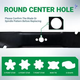 116-6358-03 Mower Blades - Compatible with Toro Timemaster 30" 20120P 20199 21199 20200 20122P Exmark ECKA30 - Replace 120-9500 120-9500-S 116-6358 | 2 Pack thumbnail 7