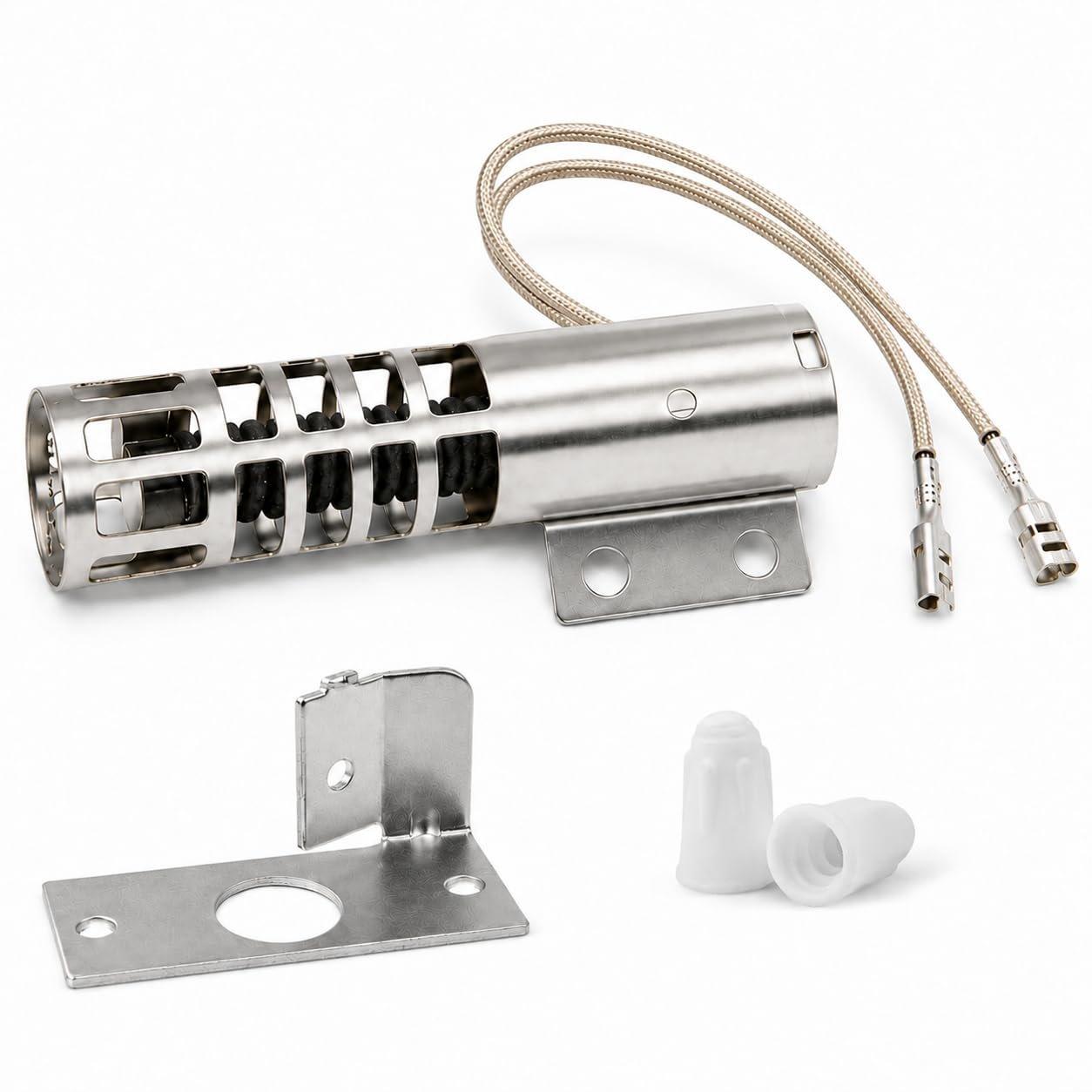 WB2X9154 XL44 Oven Igniter for GE Gas Range Oven Broiler XL44 Round Style Igniter Replacement 120V Model Not Universal - Replace WB13K10027 WB13K (3-1/2 Inches 120V 2.5-3.0 A) image 0