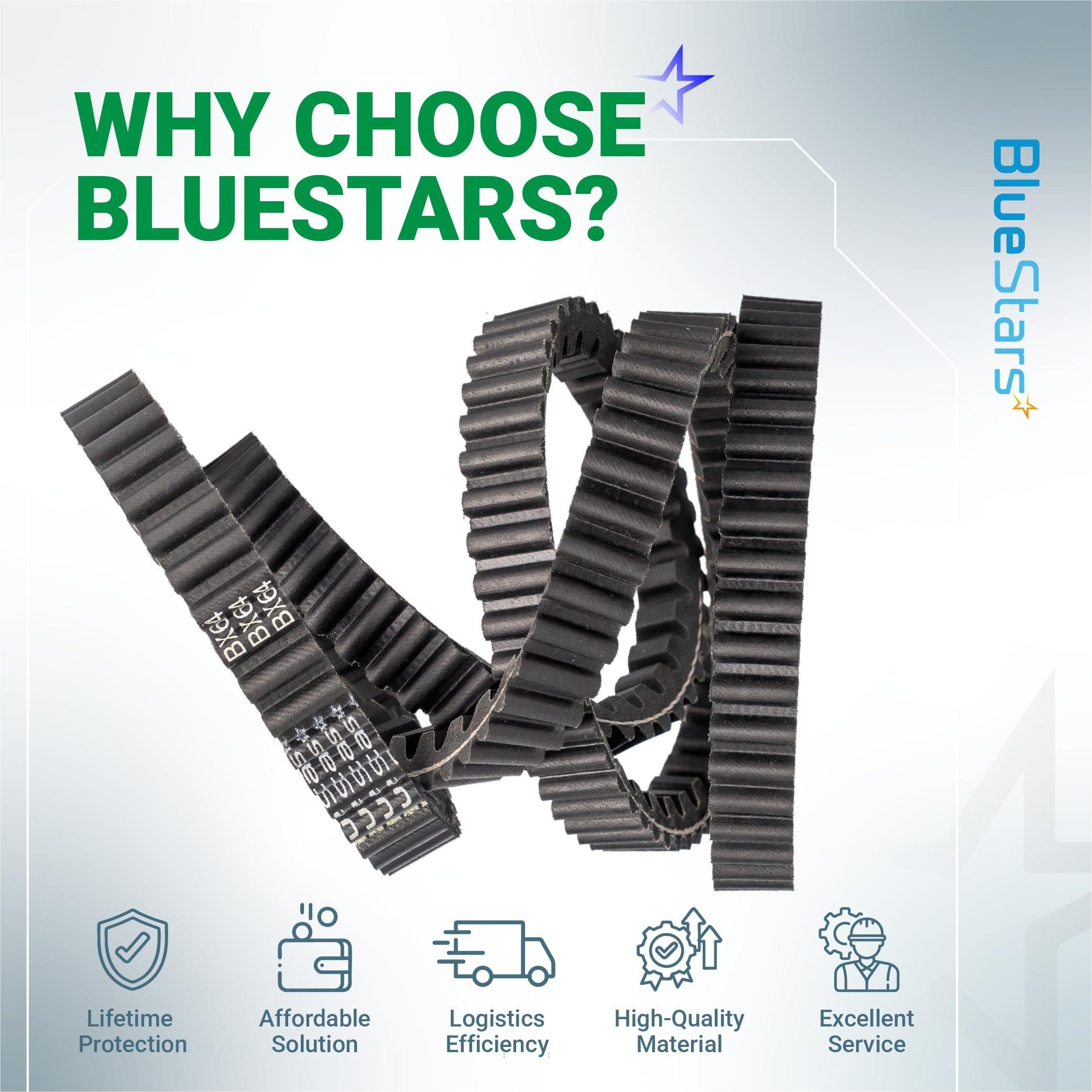 BlueStars M118684 M143019 M144677 Mower Deck Belt - Compatible with J-Deere LX255, LX277, LX279, LX288, LX277AWS, LX280, LX289 with 42C 48" 52" Deck, GT242, GT262 GT275 - Cogged Belt 5/8" x 64" image 10