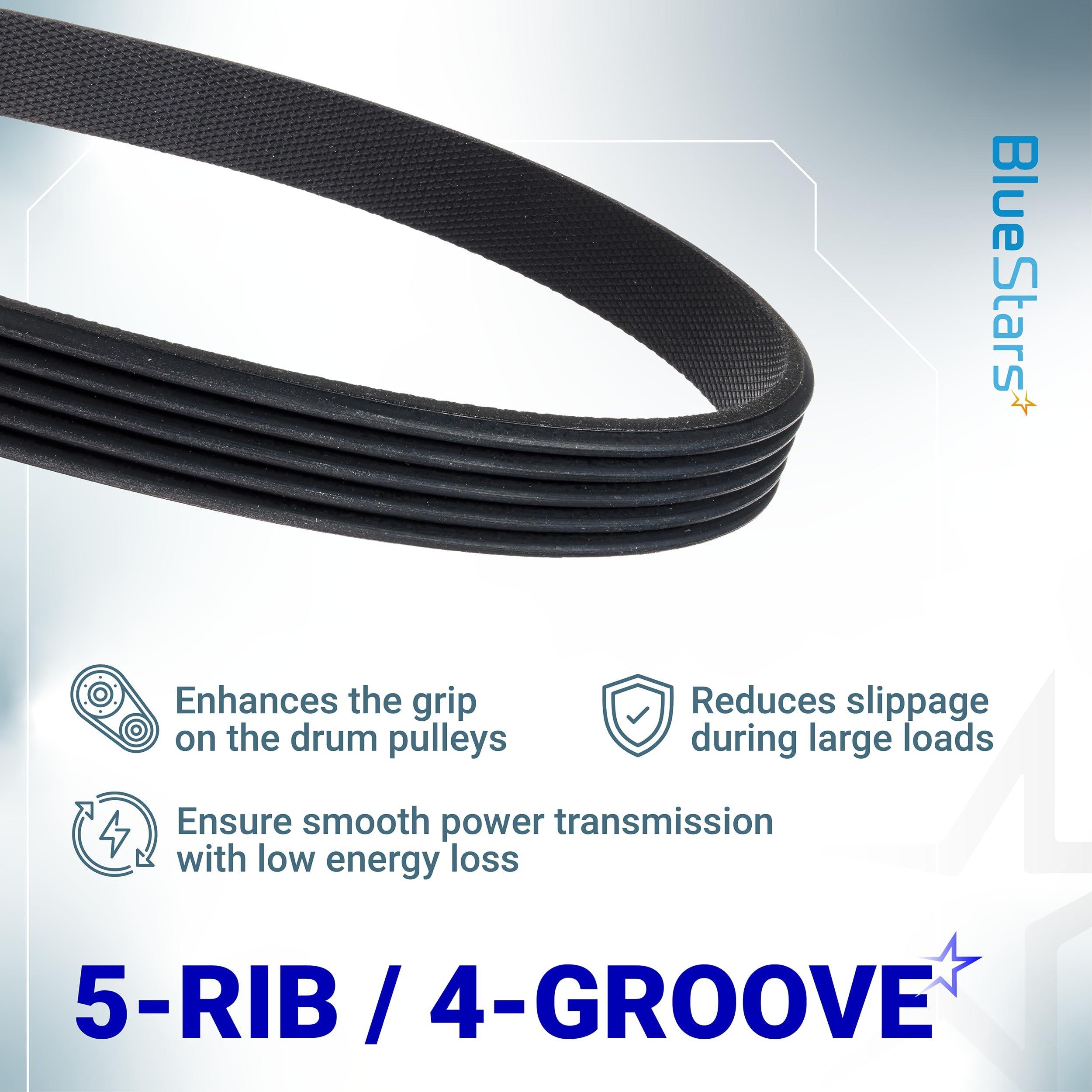 2-Pack of WE12X27300 Washer Drive Belt Compatible with GE Washer GUD24ESSM1WW GUD27ESPM1DG GUD27ESSM0WW Replaces 4587578 AP6328196 PS12342956 EAP12342956 253C1275P001 5PJ587SJ161 image 7