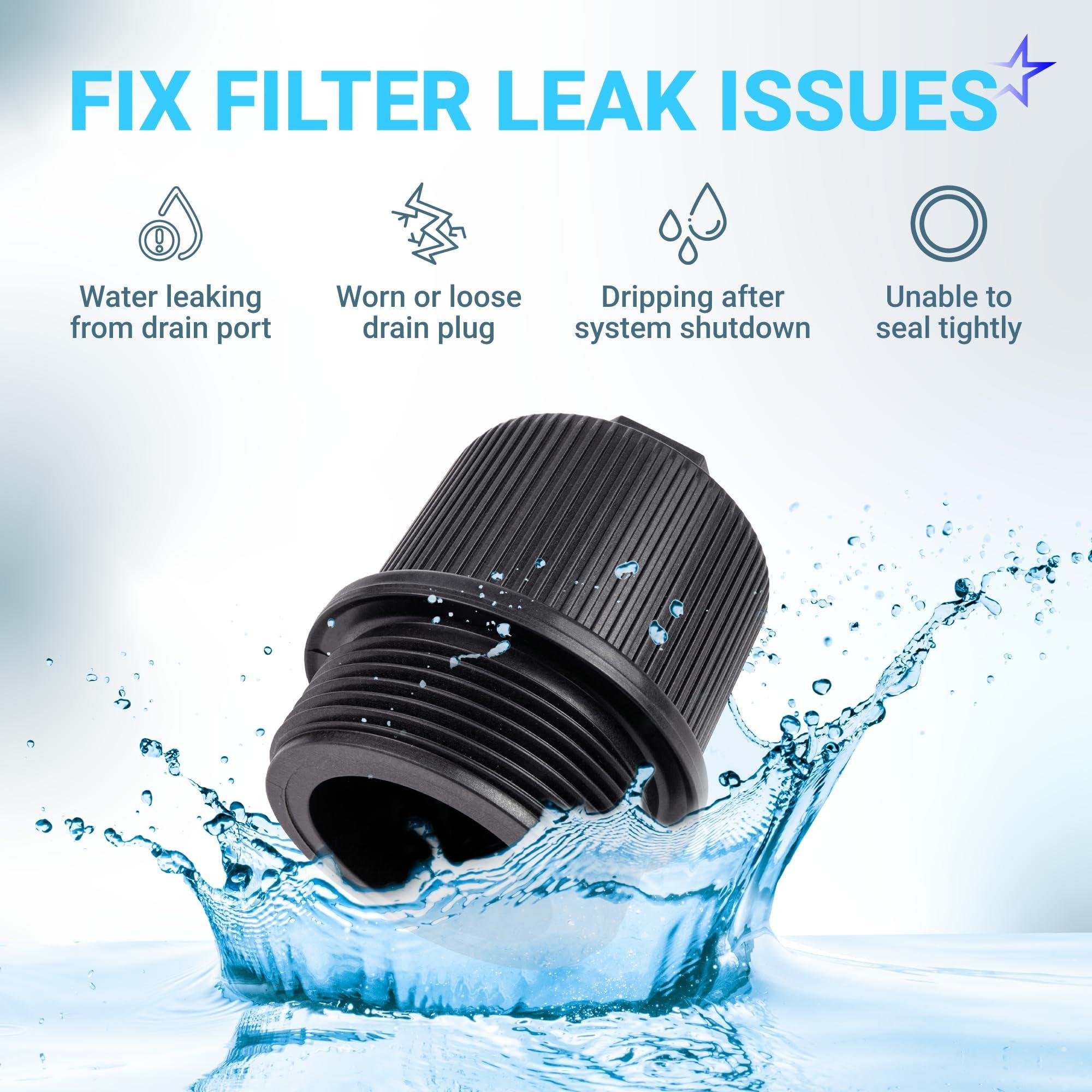 190030 Pentair Filter Drain Plug Cap Assembly Replacement with O-Ring - Compatible with Pentair Clean & Clear Plus, FNS Plus, Quad DE - Durable Pool Drain Plug Cap for Pool and Spa Filter image 7