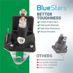 192507 Starter Solenoid for Husqvarna Poulan 532192507 582042802 582042801 Craftsman LT2000 YS4500 YT3000 Trombetta 862-1241-211-12 Ariens 21546294 Riding Lawn Mower Tractor 12V 4 Post Parts thumbnail 10