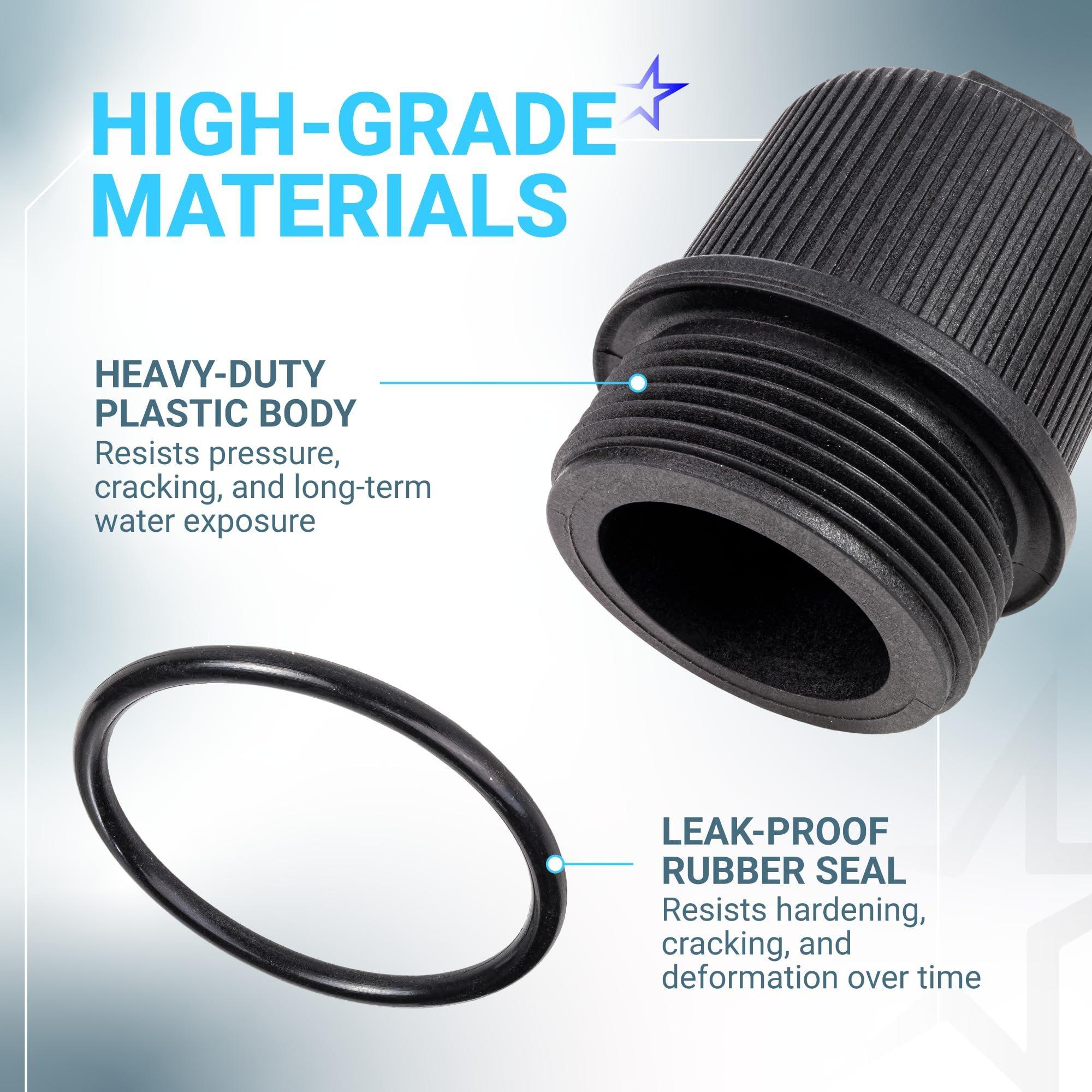 190030 Pentair Filter Drain Plug Cap Assembly Replacement with O-Ring - Compatible with Pentair Clean & Clear Plus, FNS Plus, Quad DE - Durable Pool Drain Plug Cap for Pool and Spa Filter image 5