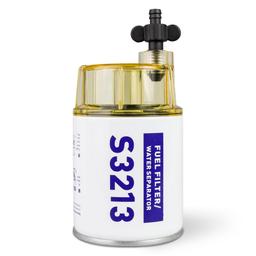 S3213 Fuel Water Separator Filter with Clear Bowl, 10-Micron thumbnail 0