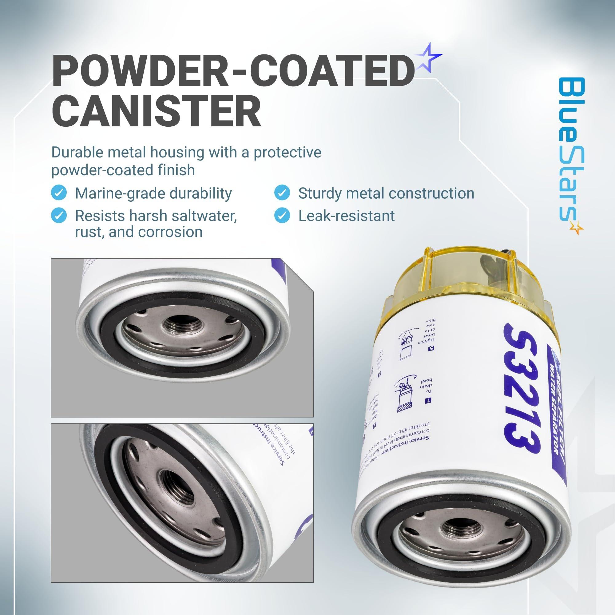 S3213 Fuel Water Separator Filter with Clear Bowl, 10-Micron image 6
