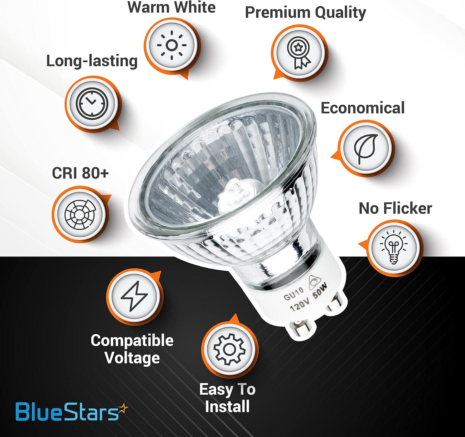 MR16 GU10 Halogen Bulb 120V 50W gu10+c Flood Light Bulb image 1