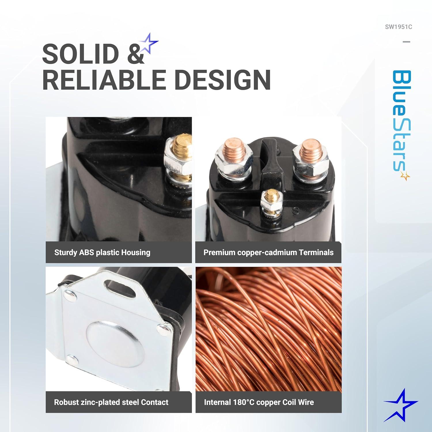 SW1951C Heavy Duty Starter Solenoid Relay image 2