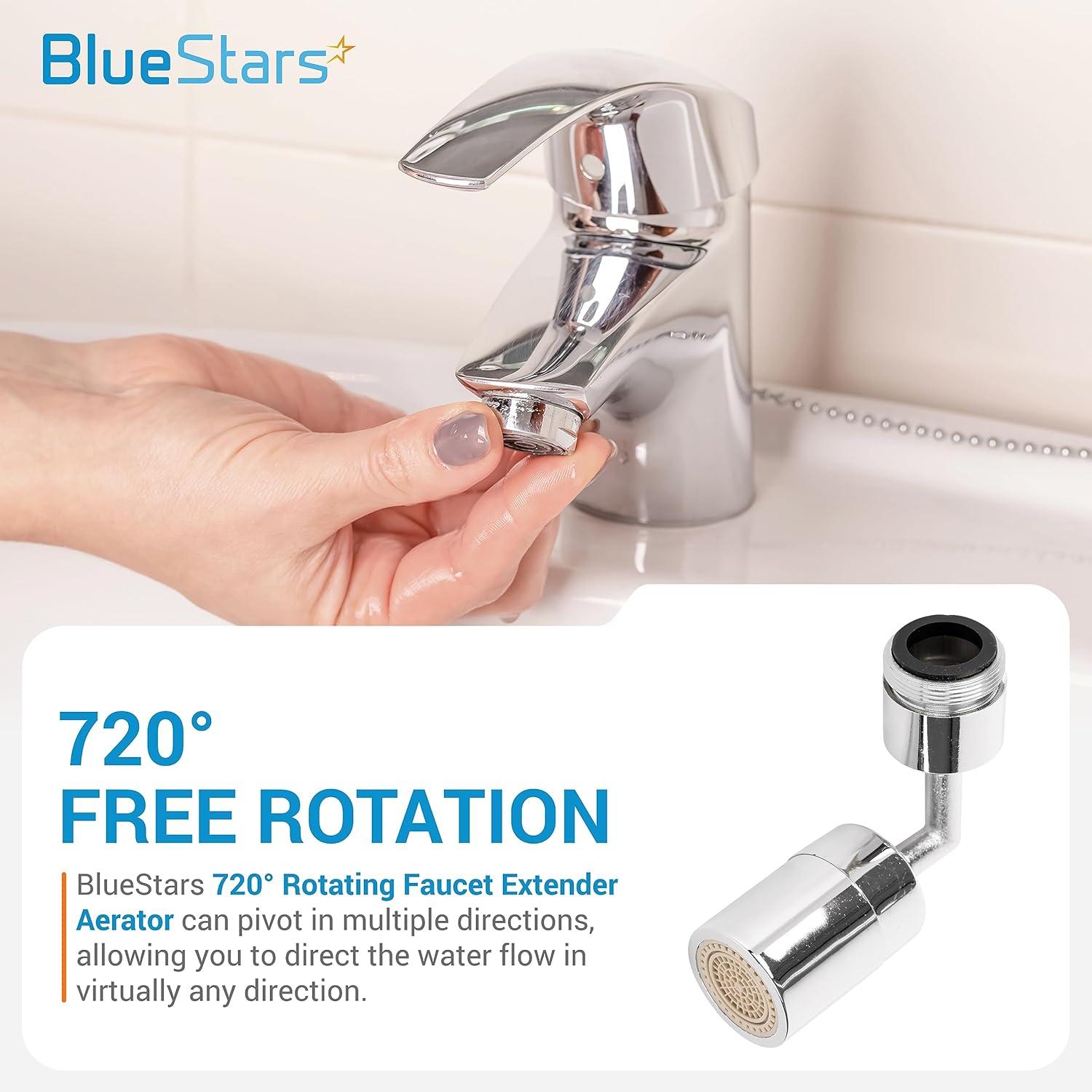 720° Rotating Faucet Aerator (Female Thread) image 1
